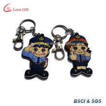 Customized High Quality Police Soft PVC Keychain